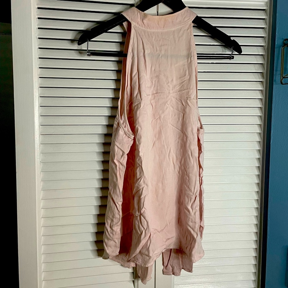High Neck Pink Top
